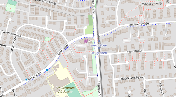 Friseur auf Satellitenbild