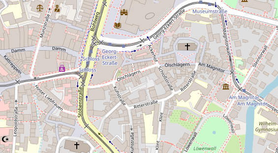 Friseur auf Satellitenbild