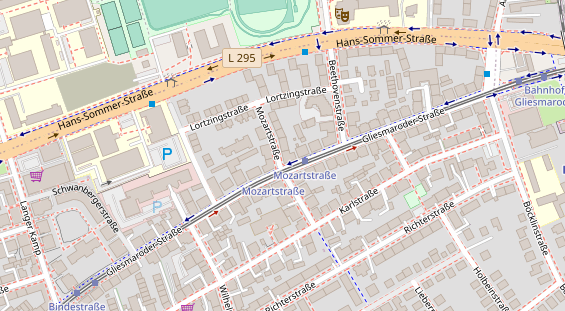 Friseur auf Satellitenbild