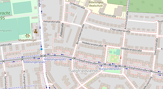 Friseur auf Satellitenbild