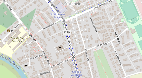 Friseur auf Satellitenbild