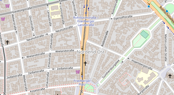 Friseur auf Satellitenbild