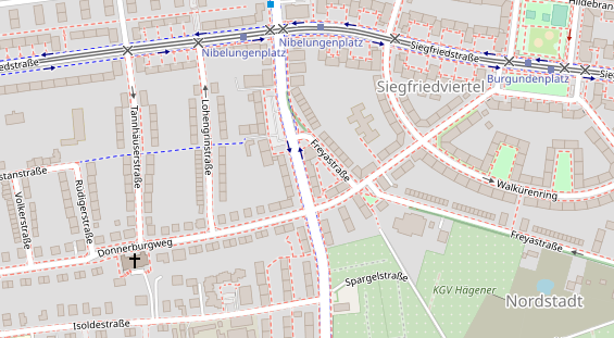 Friseur auf Satellitenbild