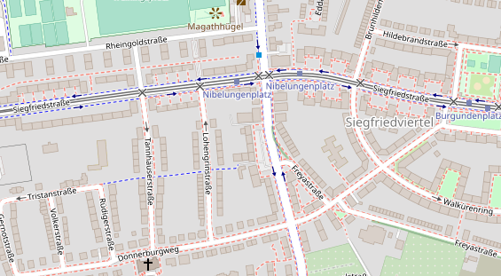 Friseur auf Satellitenbild