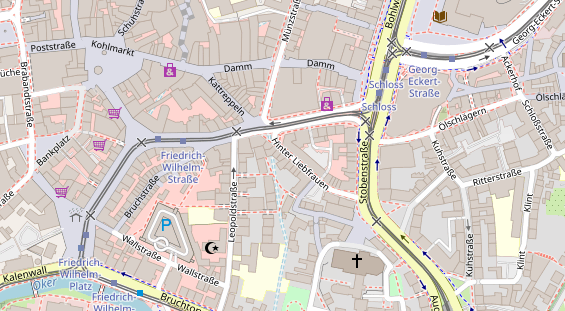 Friseur auf Satellitenbild