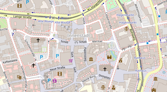 Friseur auf Satellitenbild