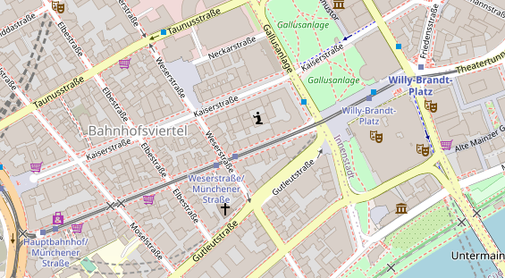 Friseur auf Satellitenbild