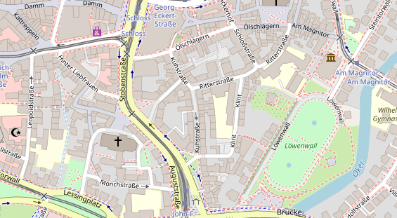 Friseur auf Satellitenbild