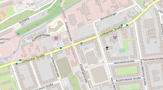 Friseur auf Satellitenbild