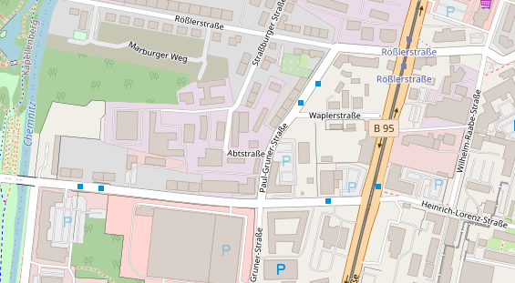 Friseur auf Satellitenbild