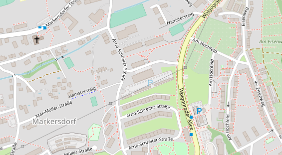 Friseur auf Satellitenbild