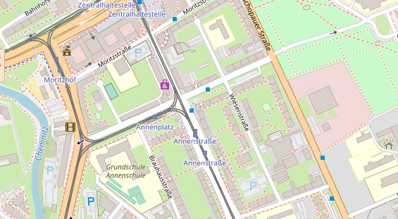 Friseur auf Satellitenbild