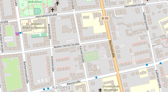 Friseur auf Satellitenbild