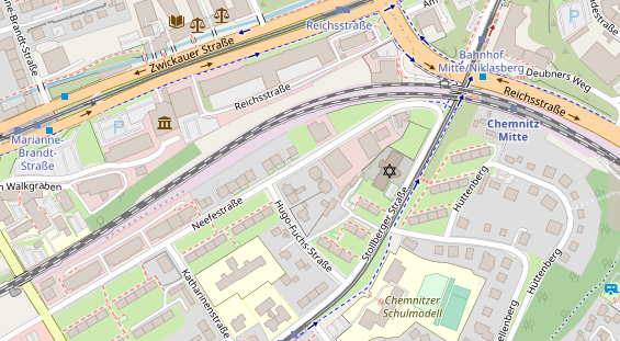 Friseur auf Satellitenbild