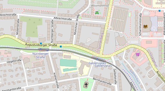 Friseur auf Satellitenbild