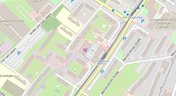 Friseur auf Satellitenbild