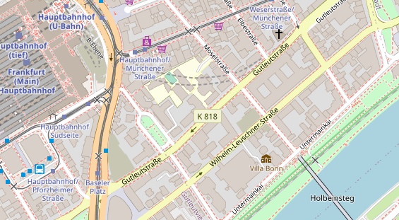 Friseur auf Satellitenbild