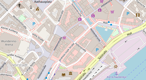 Friseur auf Satellitenbild