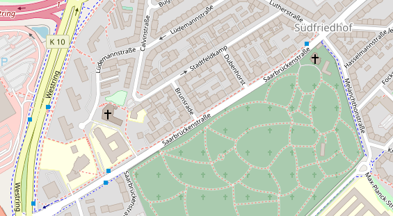 Friseur auf Satellitenbild