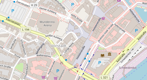 Friseur auf Satellitenbild