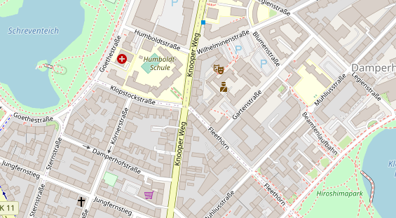 Friseur auf Satellitenbild