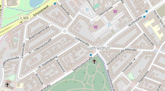 Friseur auf Satellitenbild