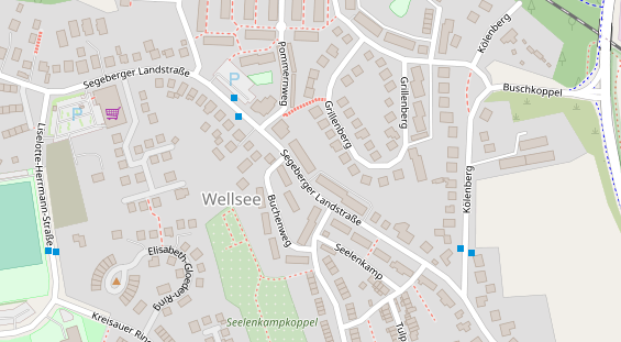 Friseur auf Satellitenbild