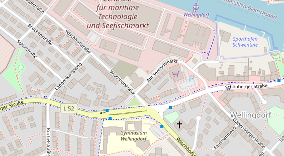 Friseur auf Satellitenbild