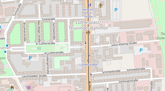 Friseur auf Satellitenbild