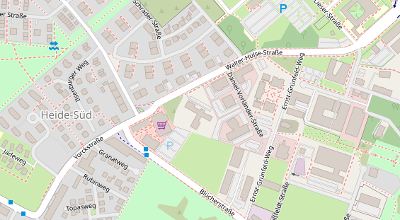 Friseur auf Satellitenbild