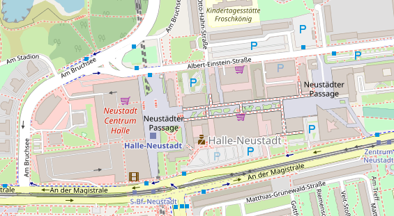 Friseur auf Satellitenbild