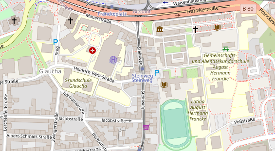 Friseur auf Satellitenbild