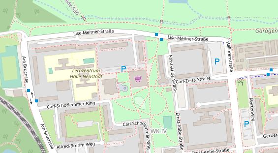 Friseur auf Satellitenbild