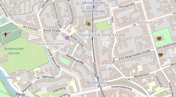 Friseur auf Satellitenbild