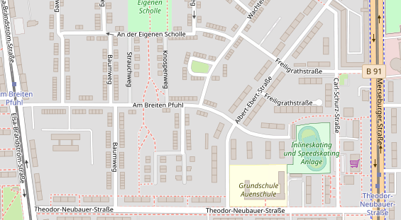 Friseur auf Satellitenbild