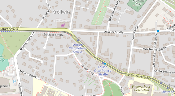 Friseur auf Satellitenbild