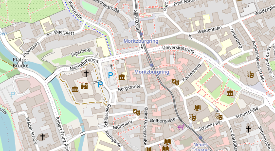 Friseur auf Satellitenbild