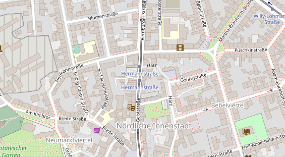 Friseur auf Satellitenbild