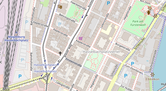 Friseur auf Satellitenbild