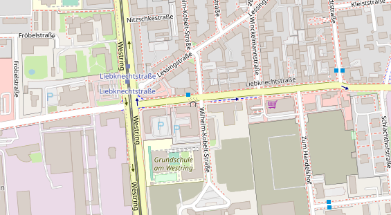 Friseur auf Satellitenbild