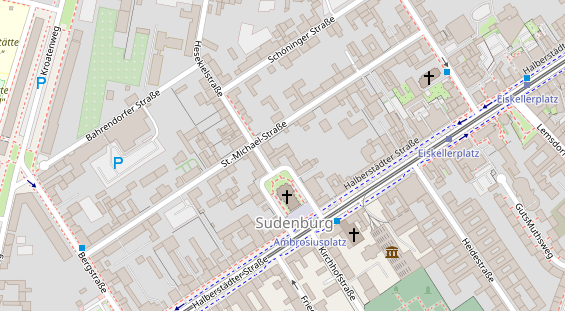 Friseur auf Satellitenbild