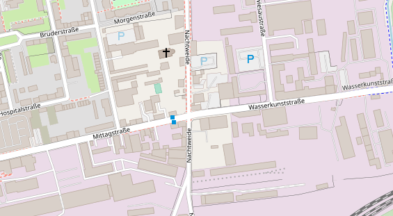 Friseur auf Satellitenbild