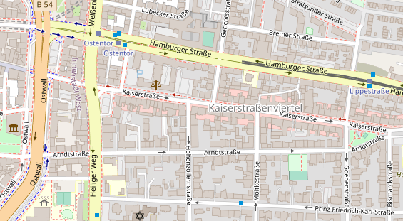 Friseur auf Satellitenbild