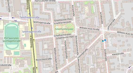 Friseur auf Satellitenbild