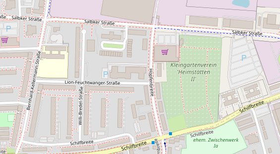 Friseur auf Satellitenbild