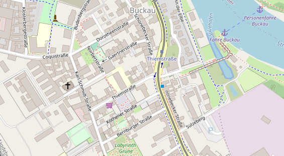 Friseur auf Satellitenbild