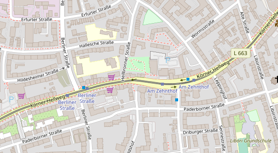 Friseur auf Satellitenbild