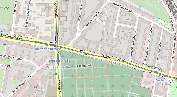 Friseur auf Satellitenbild