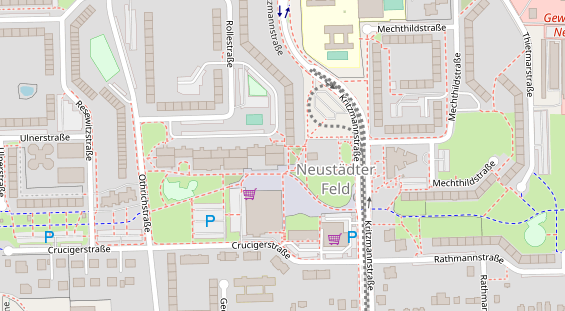 Friseur auf Satellitenbild