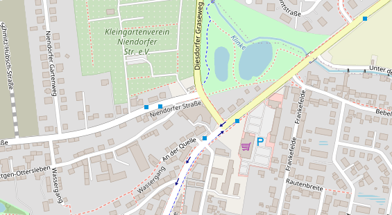 Friseur auf Satellitenbild